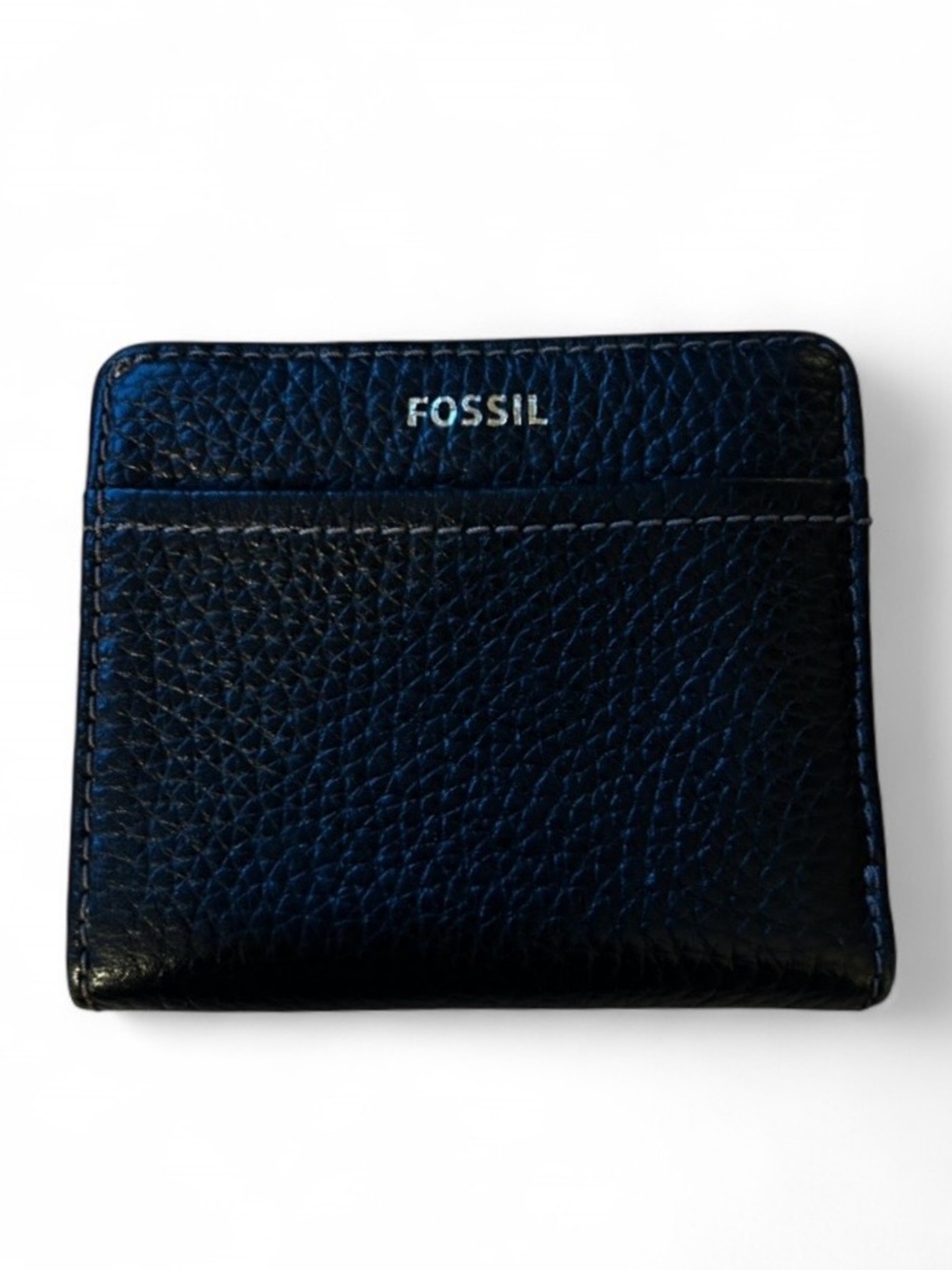 Fossil Black and Gray Bifold Wallet